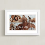 "Scripted Four Photo: Framed Photo" - Framed Photo in Marshmallow by Pati Cascino - Framed