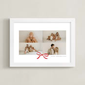 "Bow Four Photo: Framed Photo" - Framed Photo in Crimson by Olivia Kanaley Inman - Framed