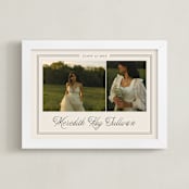 "Timeless Border: Landscape Framed Photo" - Framed Photo in Almond by Brianne Larsen - Framed
