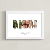 "MOM: Framed Photo" - Framed Photo in Chalk by Olivia Kanaley Inman - Framed