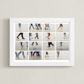 "Walk this way" - Art Print in Museum Walls by Gail Schechter - Framed