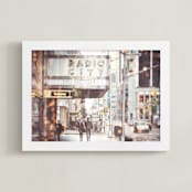 "Radio City Dream" - Art Print in Color by 1885 Atelier - Framed
