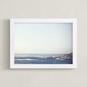 "Oygarden" - Art Print in Ocean by Bethan - Framed