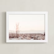"Ocotillo II" - Art Print in morning blush by Kamala Nahas - Framed