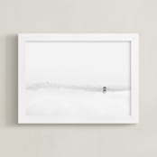 "Above the Fog" - Art Print in Fog by Tania Medeiros - Framed