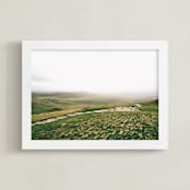 "Peak District No. 3" - Art Print in green by lulu and isabelle - Framed
