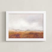 "Amber Waves" - Art Print in Amber by Lorent and Leif - Framed