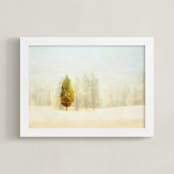 "Palouse" - Art Print in Palouse Blue by Michelee Scott - Framed