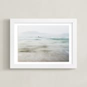 "the pacific" - Art Print in Pacific Blue by Kaitlin Rebesco - Framed