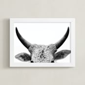 "Jane Gallagher" - Art Print in Slate by Amy Carroll - Framed