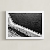 "Studies of negative" - Art Print in infinity black by Van Tsao - Framed