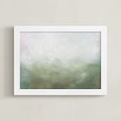 "Morning Mist" - Art Print in Moss by Lorent and Leif - Framed