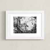 "Looking Through to the Notre Dame" - Art Print in Noir by Wildfield Paper Co - Framed