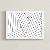 "Tension (Landscape)" - Art Print in Black and White by Jaime Derringer - Framed
