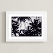 "Flare and Shade" - Art Print in Black & White by Alaric Yanos - Framed