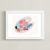 "painting rainbows" - Art Print in April by Maja Cunningham - Framed