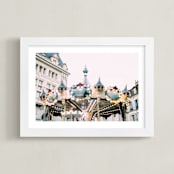 "Still Spinning" - Art Print in Ivory by Katie Doherty - Framed