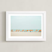 "Para Sol" - Art Print in Pale Mint Green by Irene Suchocki - Framed