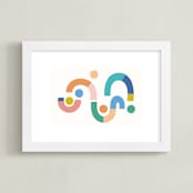 "Whatever path you choose make sure it's an interesting one" - Art Print in Jade Green by Pippa Shaw - Framed