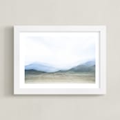 "Windy Day" - Art Print in Natural by Rebecca Rueth - Framed