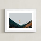 "Above and Beyond" - Art Print in Sky by Irene Suchocki - Framed
