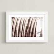 "What's SUP?" - Art Print in Sepia Blush by Shannon Howard - Framed