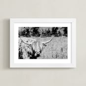 "Junior" - Art Print in Onyx by Janet Cruz - Framed