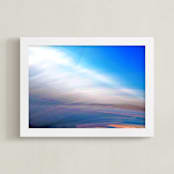 "Abstractscape25" - Art Print in Multi-colored by NSMARK - Framed