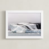 "Isjaki" - Art Print in mountain ice by Miranda Mol - Framed