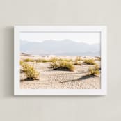 "Desert Footsteps" - Art Print in Desert Sand by Anna Western - Framed