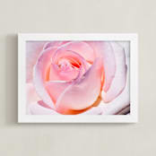 "Internal light" - Art Print in Rosy pink by NSMARK - Framed