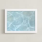 "Rhumba" - Art Print in Blue by Laura Browning - Framed