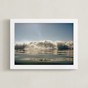 "untitled.3" - Art Print in ocean blue by Mac Harris - Framed