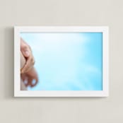 "Scenes from Eilat 2018, 46" - Art Print in Pool Turquoise by Tal Paz-Fridman - Framed