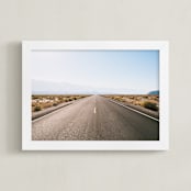 "Desert Highway" - Art Print in Desert Sky by Anna Western - Framed