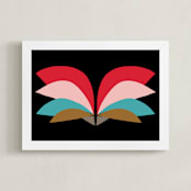 "Wings" - Art Print in Tribal by Christina Flowers - Framed