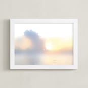 "Ethereal Light" - Art Print in Sunset by Luckybug Designs - Framed