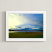 "Shoreline" - Art Print in Multi-colored by NSMARK - Framed