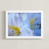 "Pattern in blue" - Art Print in Light blue by NSMARK - Framed