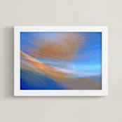 "Abstractscape31" - Art Print in Multi-colored by NSMARK - Framed