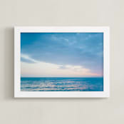 "Prism I" - Art Print in Salty Blue by Lindsay Ferraris Photography - Framed