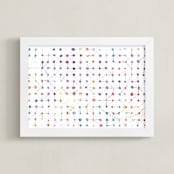 "Here to There" - Art Print in All the colors by Stephanie Nowotarski - Framed
