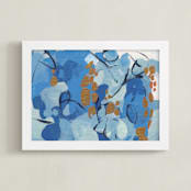 "Argo" - Art Print in Ocean Blue by Lorent and Leif - Framed