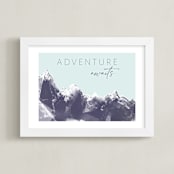 "Your Adventure" - Art Print in pewter by Eric Ransom - Framed