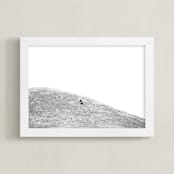 "Roaming West I" - Art Print in Black & White by Shannon Howard - Framed