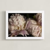 "Light at Night No.3" - Art Print in Peony Blush by Janie Allen - Framed