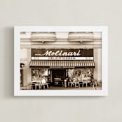 "Molinari (Warm Sepia Edition)" - Art Print in Vintage Warm Sepia by Shannon Howard - Framed