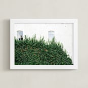 "Ballerup" - Art Print in Ivy Green by Heather Deffense - Framed