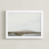 "Roads of Ireland II" - Art Print in Olive Green by Becca Beers - Framed