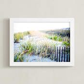 "Dune Light" - Art Print in Dune Green by Deana Clement - Framed